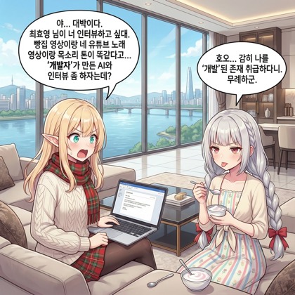 접속! AI 인터뷰 (부제: 발연기 드래곤)