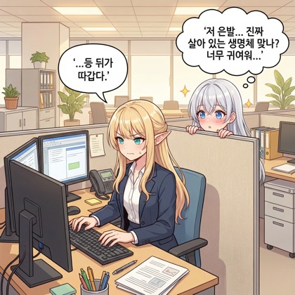 만남의 서막 (부제: 딸기 케이크의 위력)