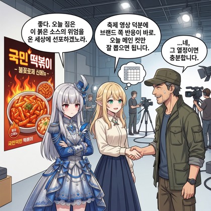 112화: 붉은 앞치마의 은룡 (부제: 분식집 하루 체험은 왜 늘 전쟁이 되는가)