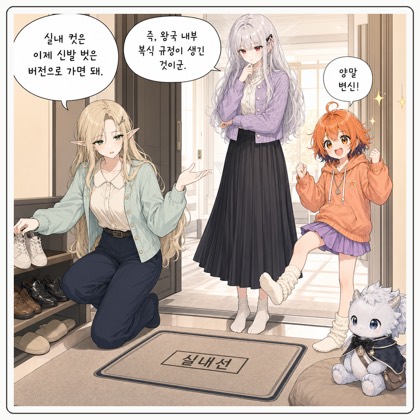 147화: 현관 국경 조약 (부제: 신발은 문밖의 갑옷입니다)