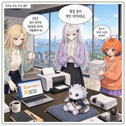 152화: 왕실 잉크 비상령 (부제: 프린터는 공물을 먹습니다)