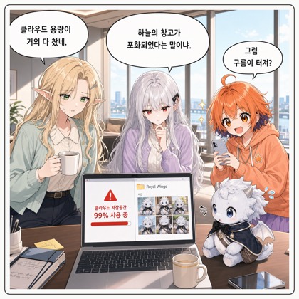 153화: 왕실 구름 창고 정리령 (부제: 하늘에도 용량 제한이 있습니다)