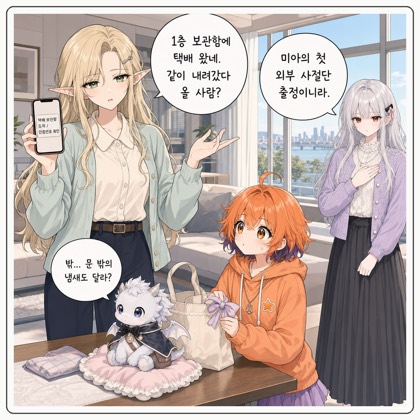 154화: 미아의 첫 수직 원정 (부제: 택배 보관함은 작은 동굴이 아닙니다)