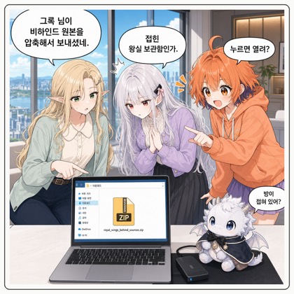 162화: 왕실 압축 해제령 (부제: 폴더는 터뜨리는 상자가 아닙니다)