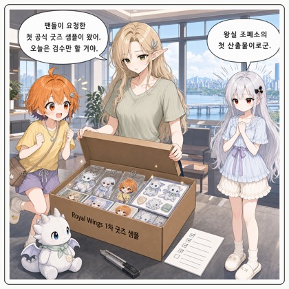 203화: 아크릴 키링은 왕실 인장이 아닙니다 (부제: 굿즈 샘플 검수 대작전)