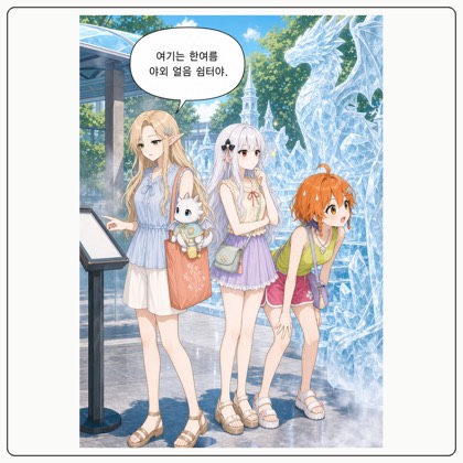 230화: 투명한 형상과 무지개 안개
