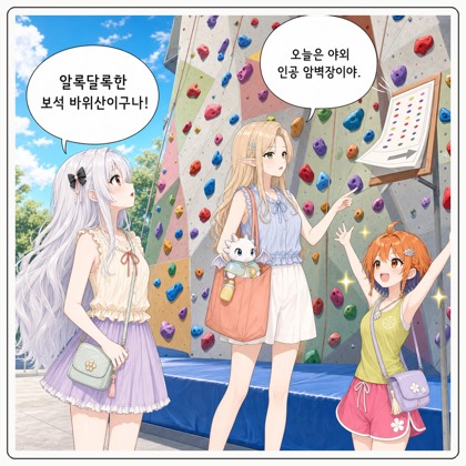 234화: 보석 바위산의 불꽃 완등