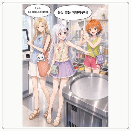 239화: 은빛 철판과 무지개 장미 롤