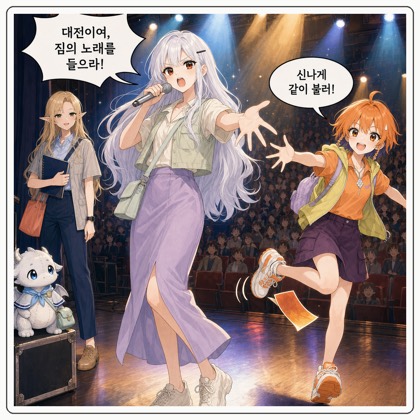 253화: 대전의 조명과 백 개의 별빛