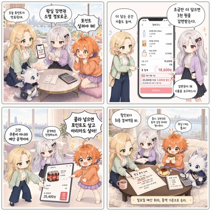 쿠폰 만료 경보