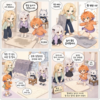 발매트 건조 구역