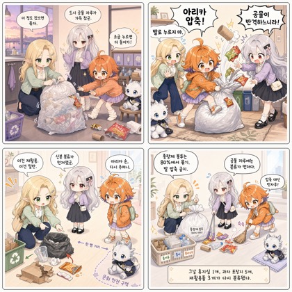 종량제 봉투 압축 작전