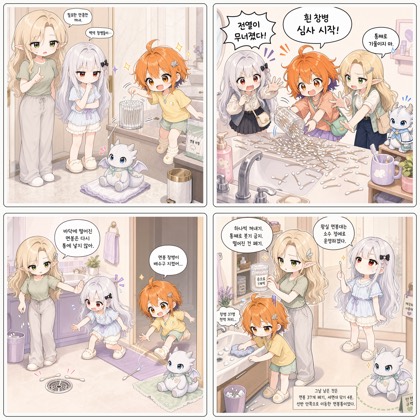 면봉 창병 정렬