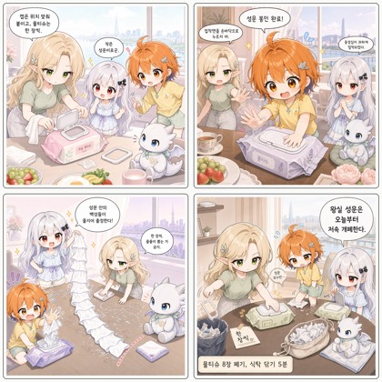 물티슈 뚜껑 성문