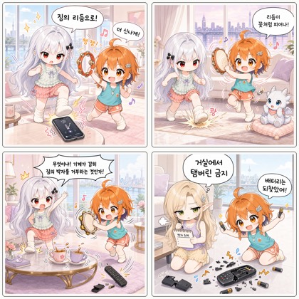 네 컷 만화 일기 #107