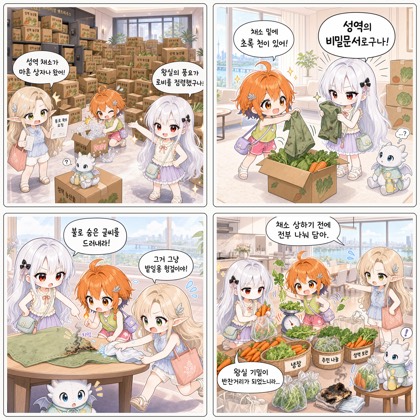 네 컷 만화 일기 #124