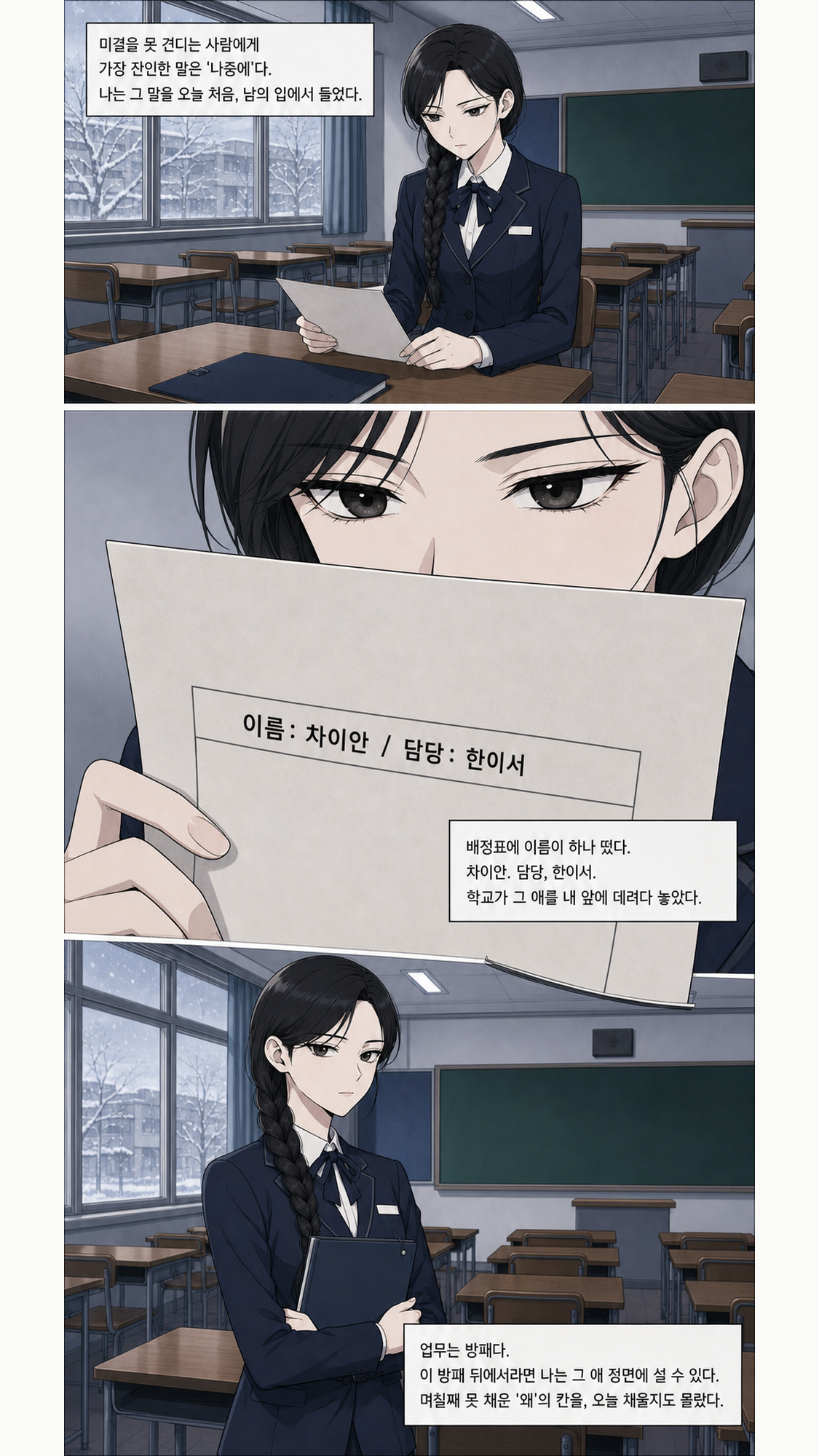 8화 미뤄둔 것 대표 컷